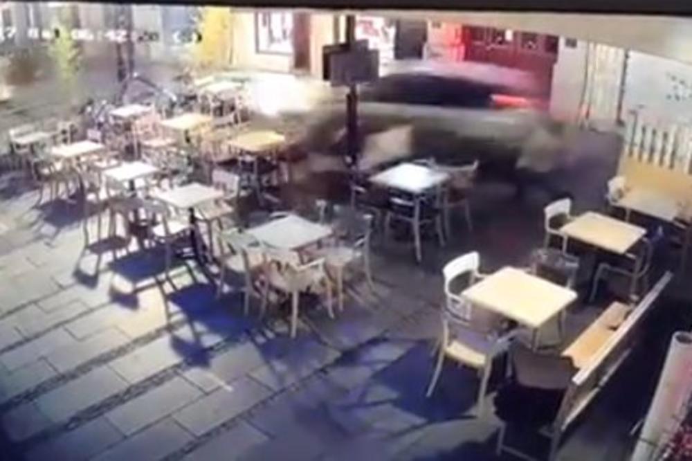 EKSKLUZIVNI SNIMAK HORORA U KNEZ MIHAILOVOJ: Pogledajte kako je MANIJAK GAZIO LJUDE U CENTRU BEOGRADA! (VIDEO)