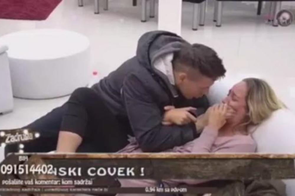 PUSTI ME, BOLI ME...! Sloba čvrsto zgrabio Lunu za lice - JECAJ i HISTERIJA, a onda STRAŠNA PRETNJA! Da li je ovo KRAJ ljubavi? (VIDEO)