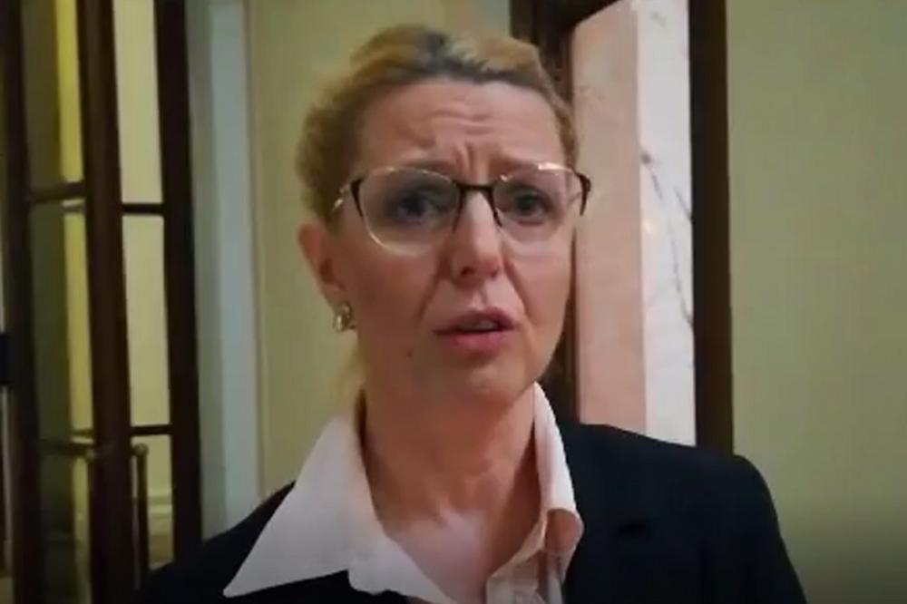 MAJA GOJKOVIĆ JE NASRNULA NA MENE, A ONDA I ČLAN OBEZBEĐENJA: Marija Janjušević iz Dveri priča o INCIDENTU U SKUPŠTINI SRBIJE! (VIDEO)