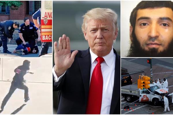 TRAMP ZATVARA AMERIKU POSLE POKOLJA NA NOĆ VEŠTICA: Uzbekistanac ubio 8 LJUDI, Njujork u panici! (VIDEO)