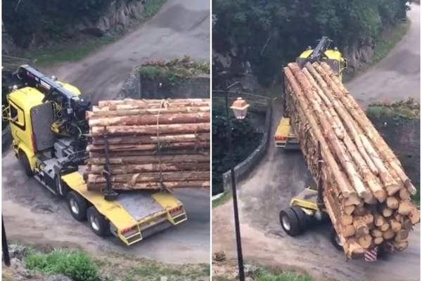 NEMA ŠANSE DA JE TO URADIO: Ovom vozaču kamiona treba dati NOBELOVU NAGRADU! (VIDEO)