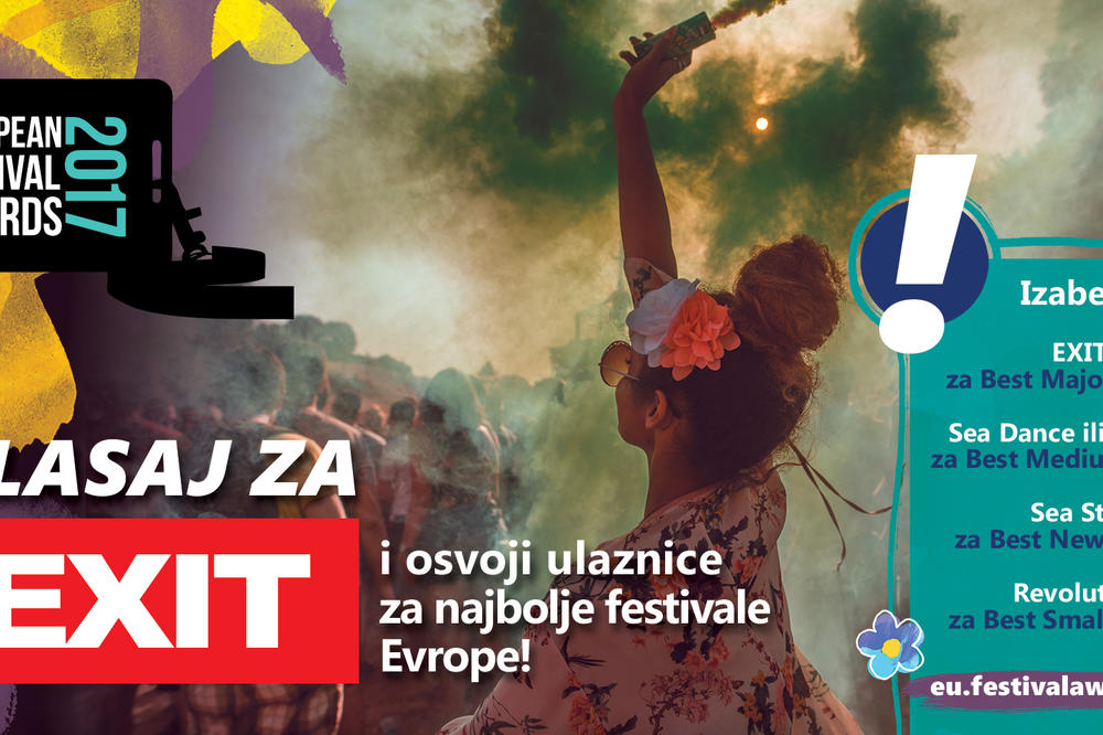 EXIT osvojio čak pet nominacija za festivalske "Oskare"!