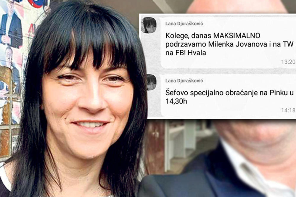 LANA JE NOVA ŠEFICA SNS BOTOVA! Šef se obraća u 14.30, PODRŽIMO GA SVI! (FOTO)
