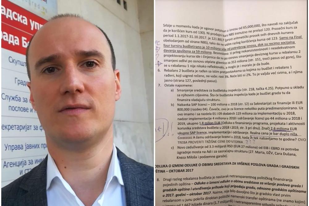 KAKO VLAST KRADE BEOGRAĐANE I UZIMA MILIONE? Plaćaju po kursu od 130 dinara za evro, Balša Božović izneo konkretne dokaze! (VIDEO)