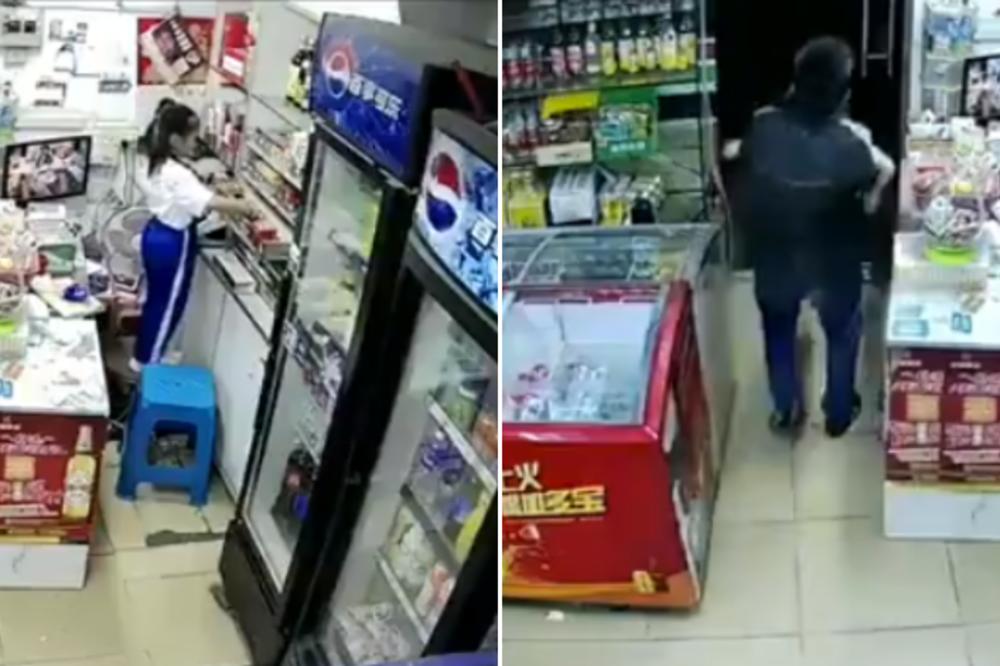 OVOGA SE PLAŠI SVAKI RODITELJ: Pedofil je ušetao u prodavnicu i OTEO DEVOJČICU ZA MANJE OD MINUT! (VIDEO)