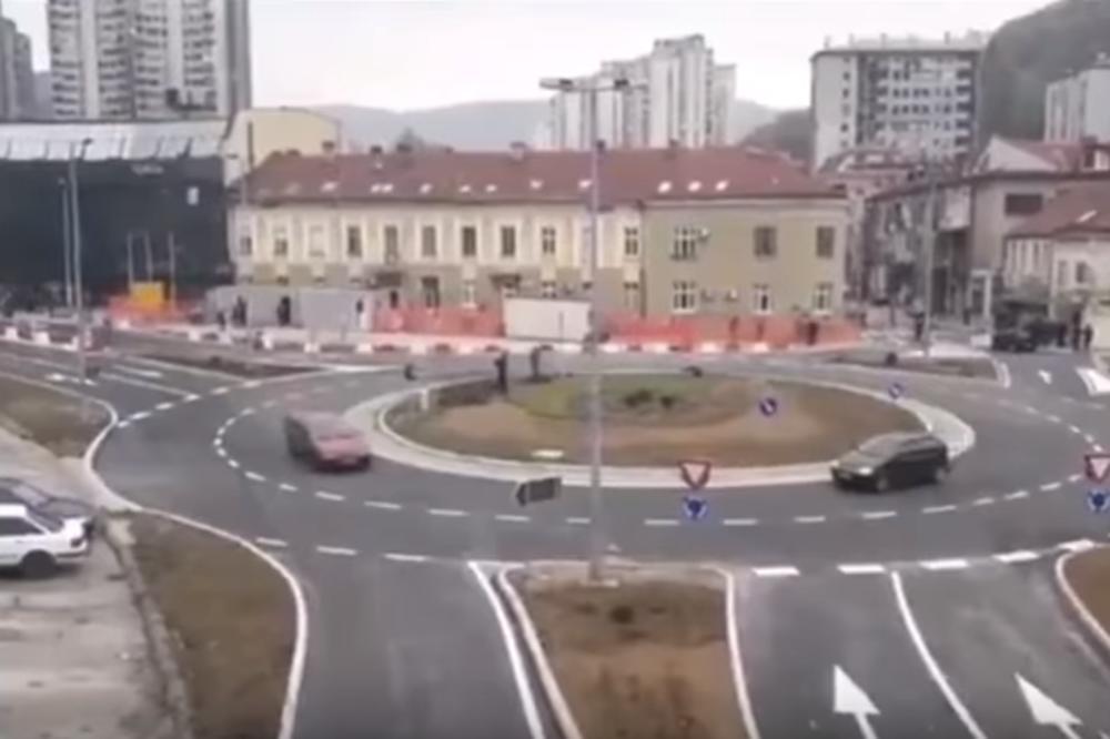 ZBUNILO BI I NAJVEŠTIJEG VOZAČA! Užice je dobilo kružni tok, a jedan detalj je sve nasmejao! (VIDEO)
