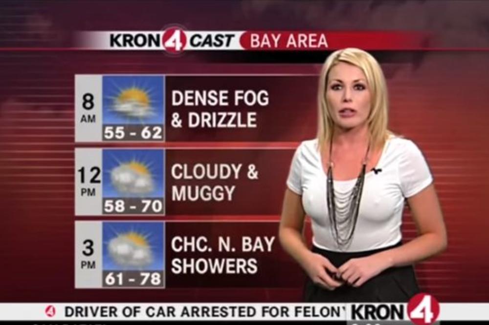 LEPA PLAVUŠA NAJAVLJIVALA VREMENSKU PROGNOZU, PA POSTALA HIT: Ovakav blam se ne zaboravlja lako! (VIDEO)