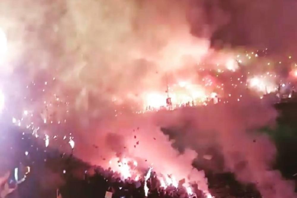 GORELO JE NEBO! Aris i Boka igrali prijateljsku, navijači napravili nešto što svet još nije doživeo! (VIDEO)