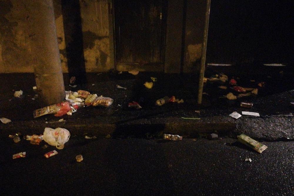 SMRAD I ĐUBRE U CENTRU ZEMUNA! Neko je PROSUO SMEĆE nasred ulice i tu je stajalo SATIMA! (FOTO)