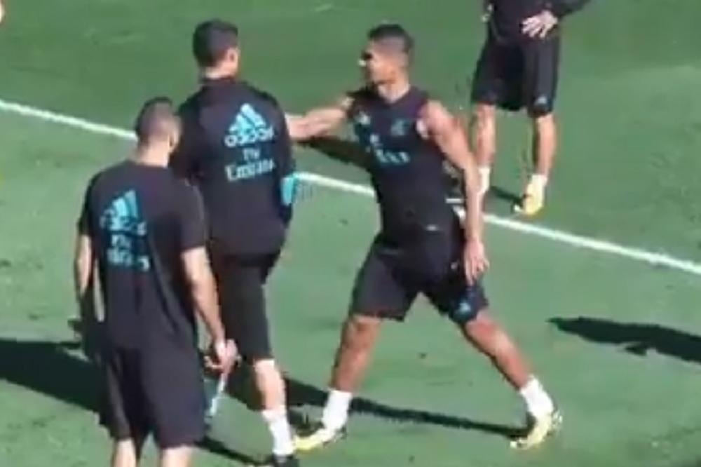 FRKA NA TRENINGU REALA! Kazemiro nasrnuo na Kristijana Ronalda! (VIDEO)