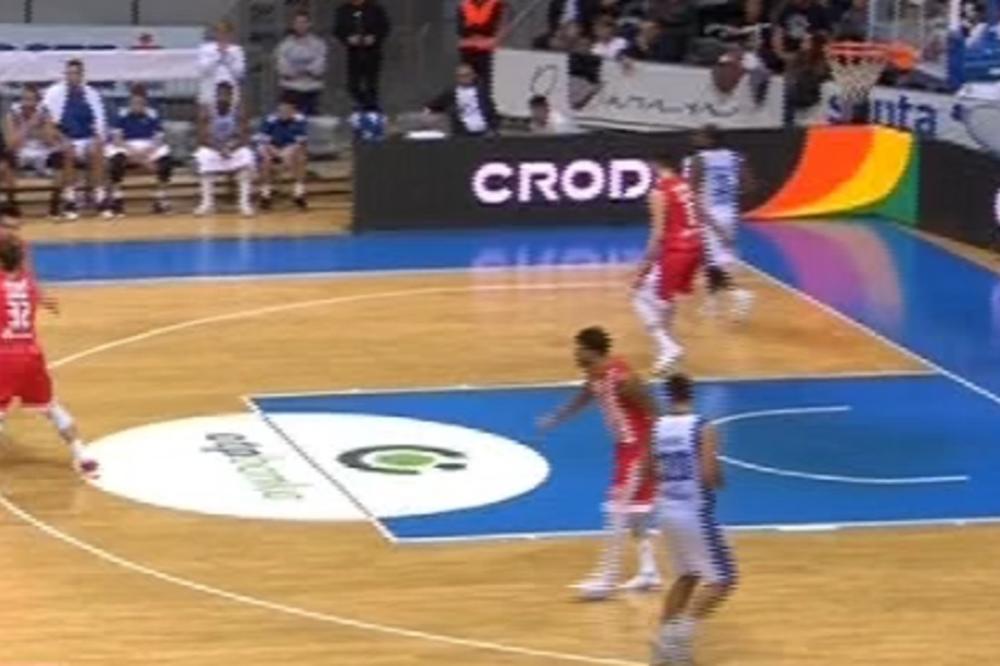 SRAM VAS BILO, DA VAS SRAMOTA BUDE! Skandal na meču Zvezda - Zadar! Zašto meč nije prekinut?