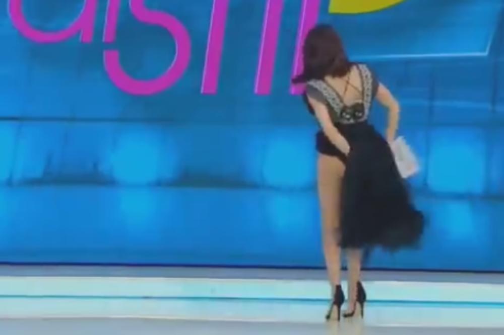 NEŠTO JOJ JE UŠLO U... Neviđen blam voditeljke u programu uživo na TV! (VIDEO)