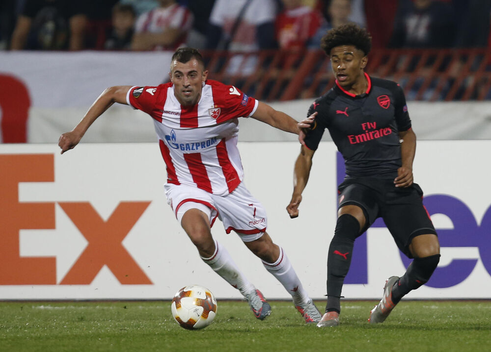 Nenad Krstičić na meču protiv Arsenala