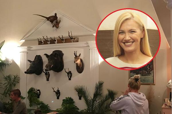 DA LI SE OVO VAMA DOPADA? Preparirane životinje svuda po ZIDU,kamin, STUBOVI i SRPSKA zastava: Ovo je stan popularne VODITELJKE (FOTO)