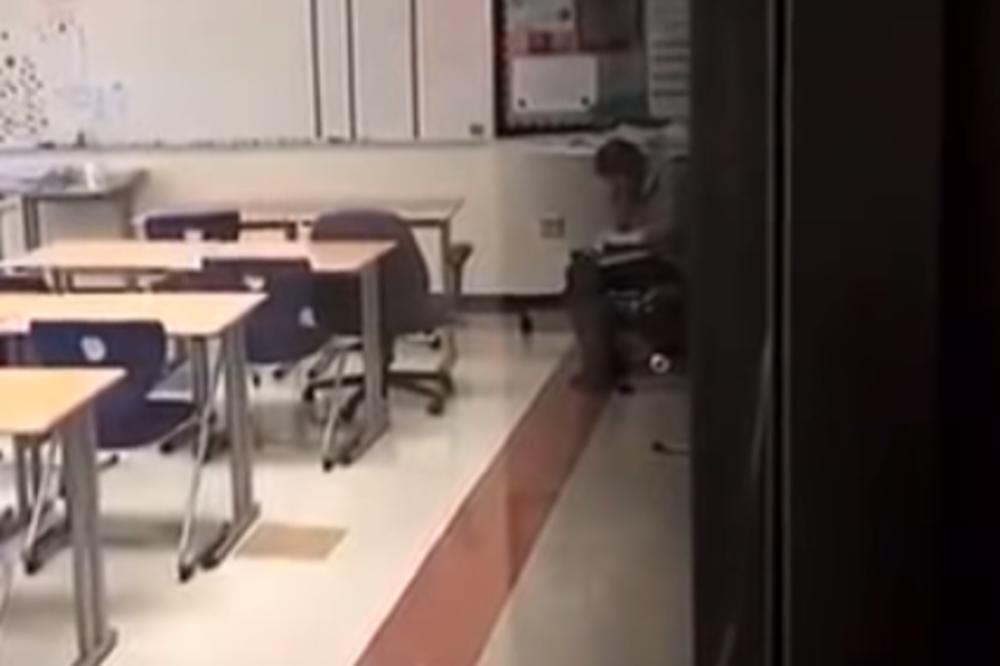 IZVUKLA 3 LINIJE I UDRI! Nastavnica pred učenicima ŠMRKALA KOKAIN, sve su snimili a onda HAOS! (VIDEO)