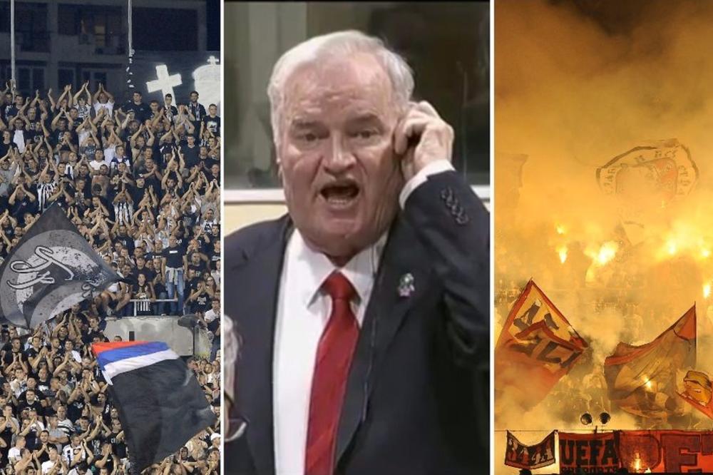IZBACITE IH IZ EVROPE! Hrvati ZAHTEVAJU da se Partizan i Zvezda ELIMINIŠU zbog skandiranja Ratku Mladiću!