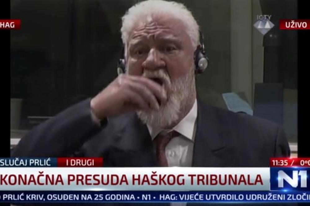 ŠOKANTNA TEORIJA ZAVERE PROCURILA IZ HAGA: Praljak popio otrov ali nije trebalo da umre! SAMOUBISTVO JE LOŠE ISCENIRANO!