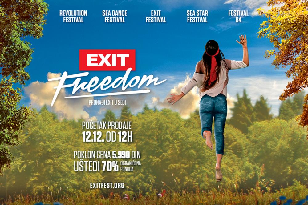 EXIT šalje globalnu poruku sa svih pet festivala u 2018: Izlaz je sloboda! (FOTO)