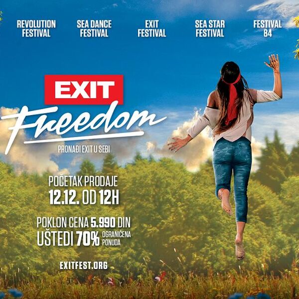 EXIT šalje globalnu poruku sa svih pet festivala u 2018: Izlaz je sloboda! (FOTO)