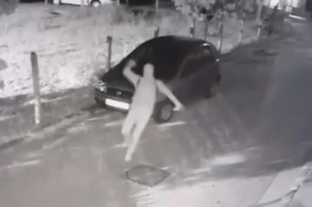 STRAVIČAN SNIMAK BOMBAŠA IZ KRAGUJEVCA: Ovako se obračunavaju krimi grupe u Srbiji! (VIDEO)