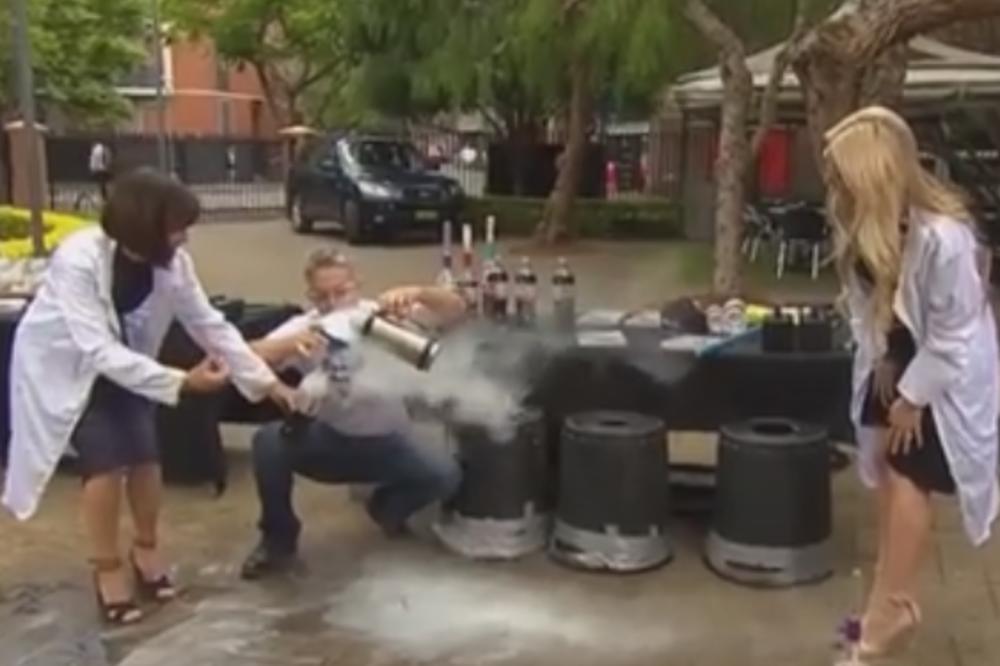 ZAMALO DA IZGUBI RUKU: Voditeljka uživo pratila opasan eksperiment, a onda se desilo nešto ZASTRAŠUJUĆE! (VIDEO)