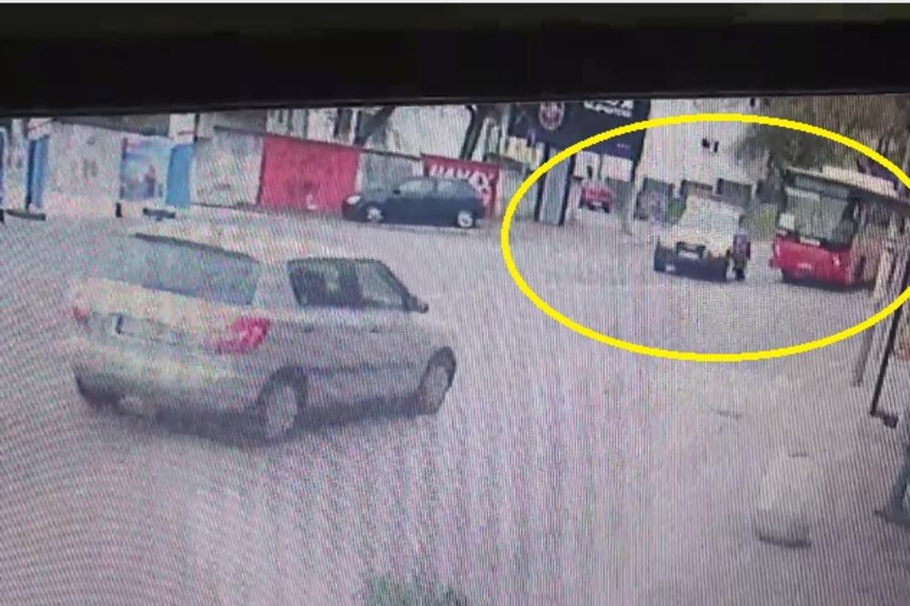 DŽIP BAHATO BLOKIRAO AUTOBUS: Neverovatan snimak i reakcija vozača koju NIKO NIJE OČEKIVAO (VIDEO)