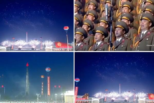 PRŠTALO JE SA SVIH STRANA: Pjongjang uz vatromet proslavio uspešno ispaljivanje nuklearne rakete Hwasong-15!