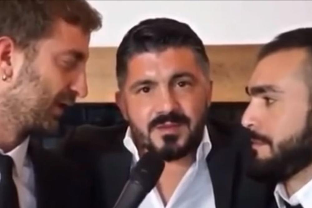 IZRADILI GA DA KAŽE NA KINESKOM NAPRED INTER! Gatuzo možda ne zna taj jezik, ali zna da LUPA ŠLJAGE! (VIDEO)