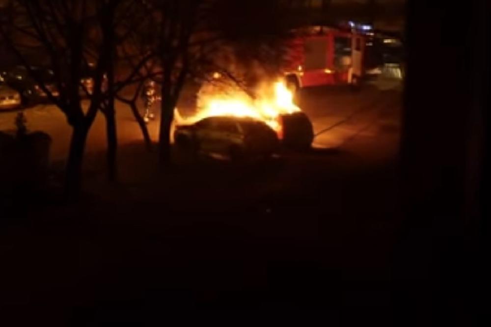 BEOGRADSKOJ ADVOKATICI IZGOREO AUTOMOBIL! Sumnja se da je požar podmetnut!