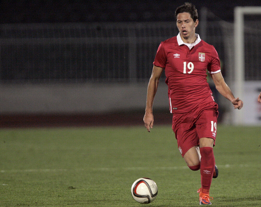 Saša Lukić u dresu mlade reprezentacije  