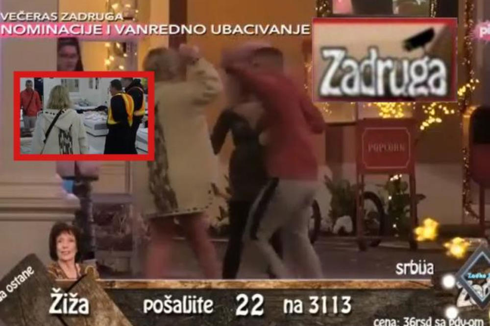 GOTOV, LETI IZ ZADRUGE! ZGRABIO JE ZA KOSU I BAM! PRAVO U OKO! Pale najgore uvrede u Zadruzi (VIDEO)