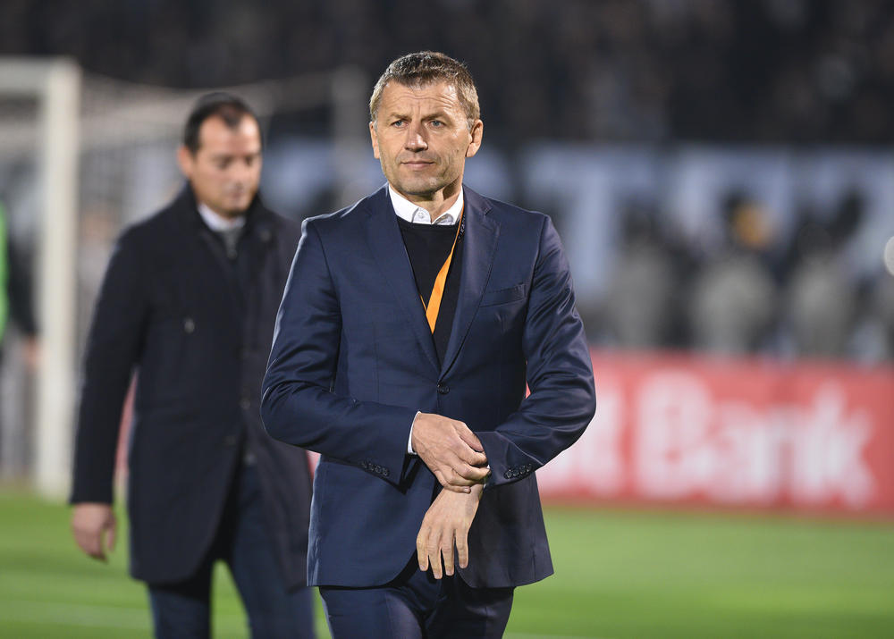 Miroslav Đukić posle meča sa Skenderbegom