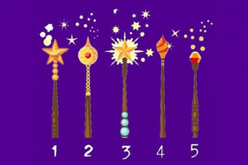 Izaberite čarobni štapić koji vam se najviše sviđa i otkrijte svoje tajne moći! (GIF)