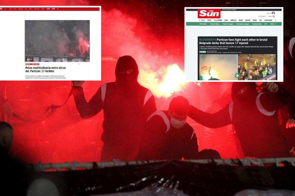 KRVOPROLIĆE! KRVAVA BITKA ZA BEOGRAD! Scene nasilja, prebijanja, paljenja, razbijenih glava na derbiju obišle Evropu i svet! (FOTO)