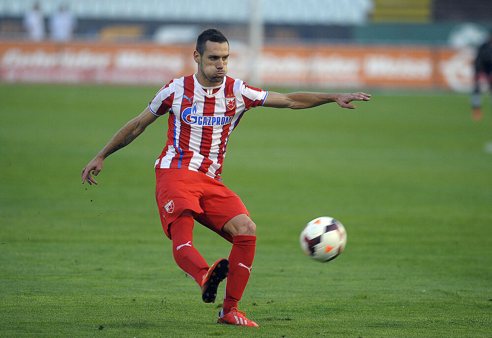 Marko Vešović u dresu Crvene zvezde
