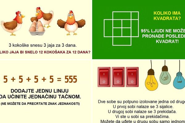 6 zamršenih zagonetki koje će vam dobro razdmati moždane vijuge! (FOTO)