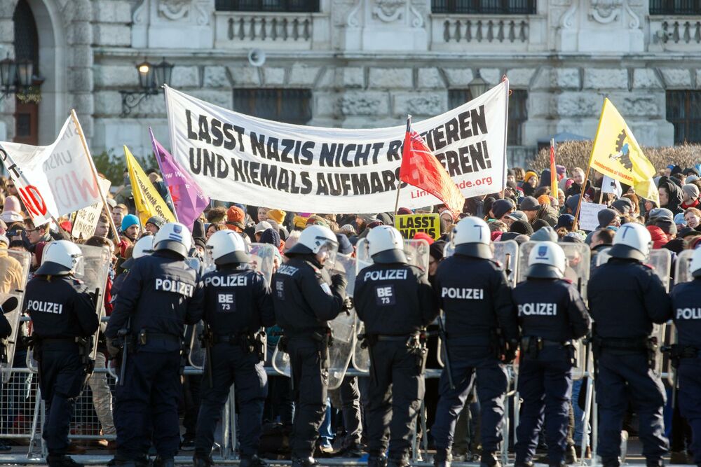 Protesti, Beč
