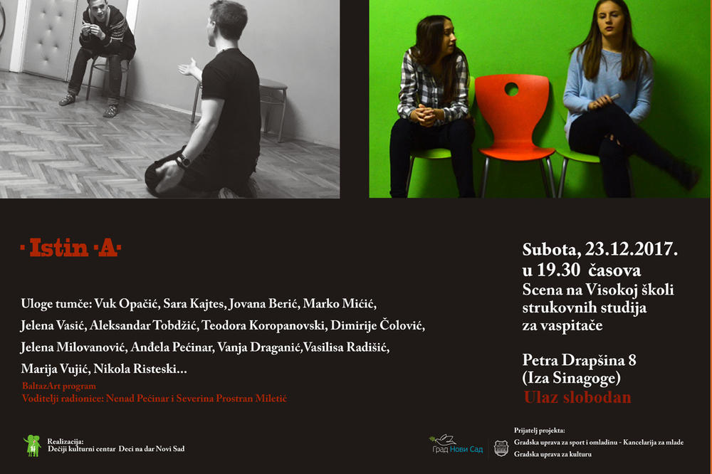 UZBUDLJIVA I STVARNA PRIČA O GENERACIJI MLADIH: Premijera predstave Istina (FOTO)