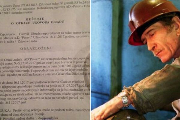 OVO JE NAJMORBIDNIJI OTKAZ U SRBIJI: Nije dolazio na posao 6 meseci jer se UDAVIO, ali su ga oni svejedno OTPUSTILI?!