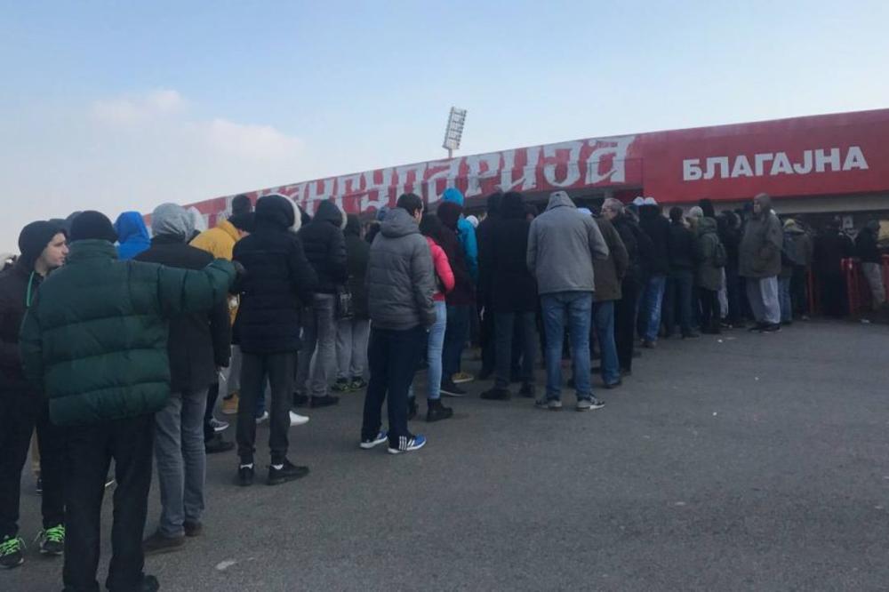 Zvezda u februaru igra protiv CSKA, a redovi za karte na Marakani počeli već u decembru! (FOTO) (VIDEO)