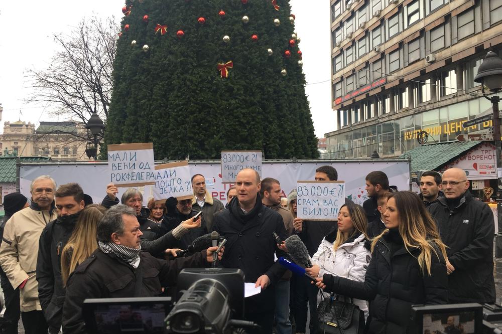 JELKA OKUPILA GRAĐANE BEOGRADA, ALI NISU NIMALO SREĆNI! Božović tvrdi da ugovor od 83.000 evra NIJE RASKINUT! (FOTO)