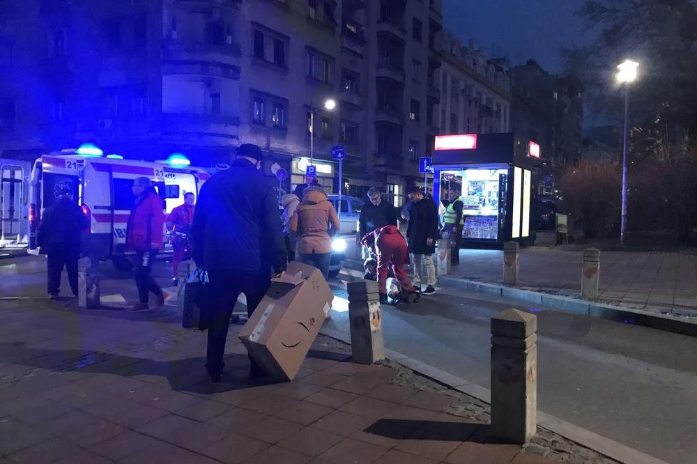 Nesreća u centru Beograda: Auto udario ženu, reagovala Hitna, građani se okupili oko nje! (FOTO)