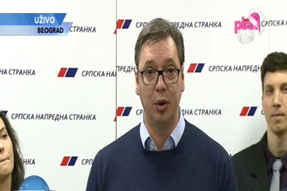 UBEDLJIVA POBEDA SNS-A U PEĆINCIMA! Vučić: Osvojili smo 77,71 odsto glasova