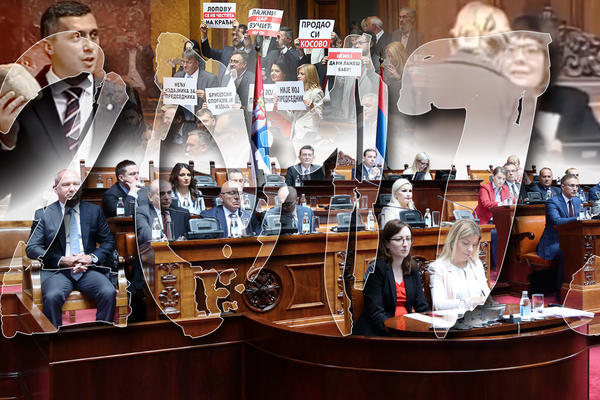 KAMEN, MIŠ I TERAJTE SE SVI: Ovakvu 2017-u su nam pružili srpski poslanici (VIDEO)