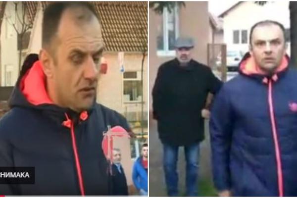 Pogledajte kako NAPREDNJAK koji je oteo telefon i napao snimatelja tvrdi da je on ŽRTVA NAPADA! (VIDEO)