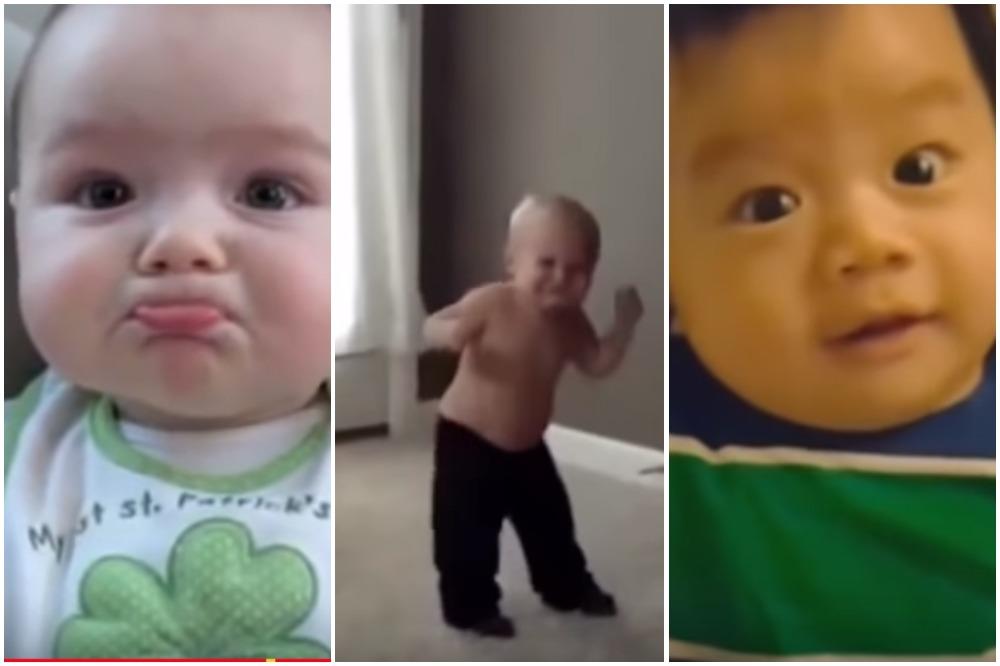 NAJSMEŠNIJE BEBE U 2017. GODINI: Pokušajte da se ne istopite! (VIDEO)
