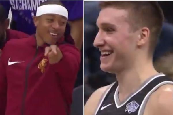 BOGDAN JE ZABO TROJKU U POSLEDNJOJ SEKUNDI: Zvezda Klivlenda je počela da ga proziva, ali mu je Bogi pokazao zube! (VIDEO)