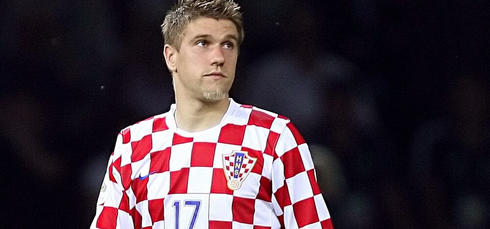 Ivan Klasnić dok je nosio dres reprezentacije Hrvatske