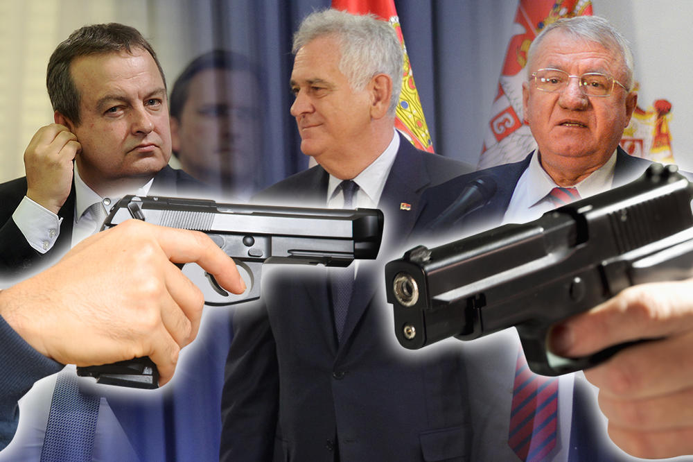 POLITIČARI KOJI VOLE UTOKE, PUCE, DUGE CEVI... ŠEŠELJ, DAČIĆ i ekipa u epizodi KALIBAR! (FOTO)