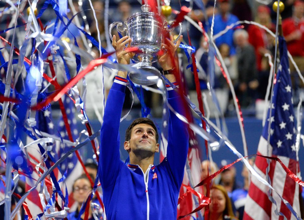 Novak Đoković nakon osvajanja US opena 2015. godine